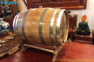 thùng gỗ sồi ủ rượu 30 lít