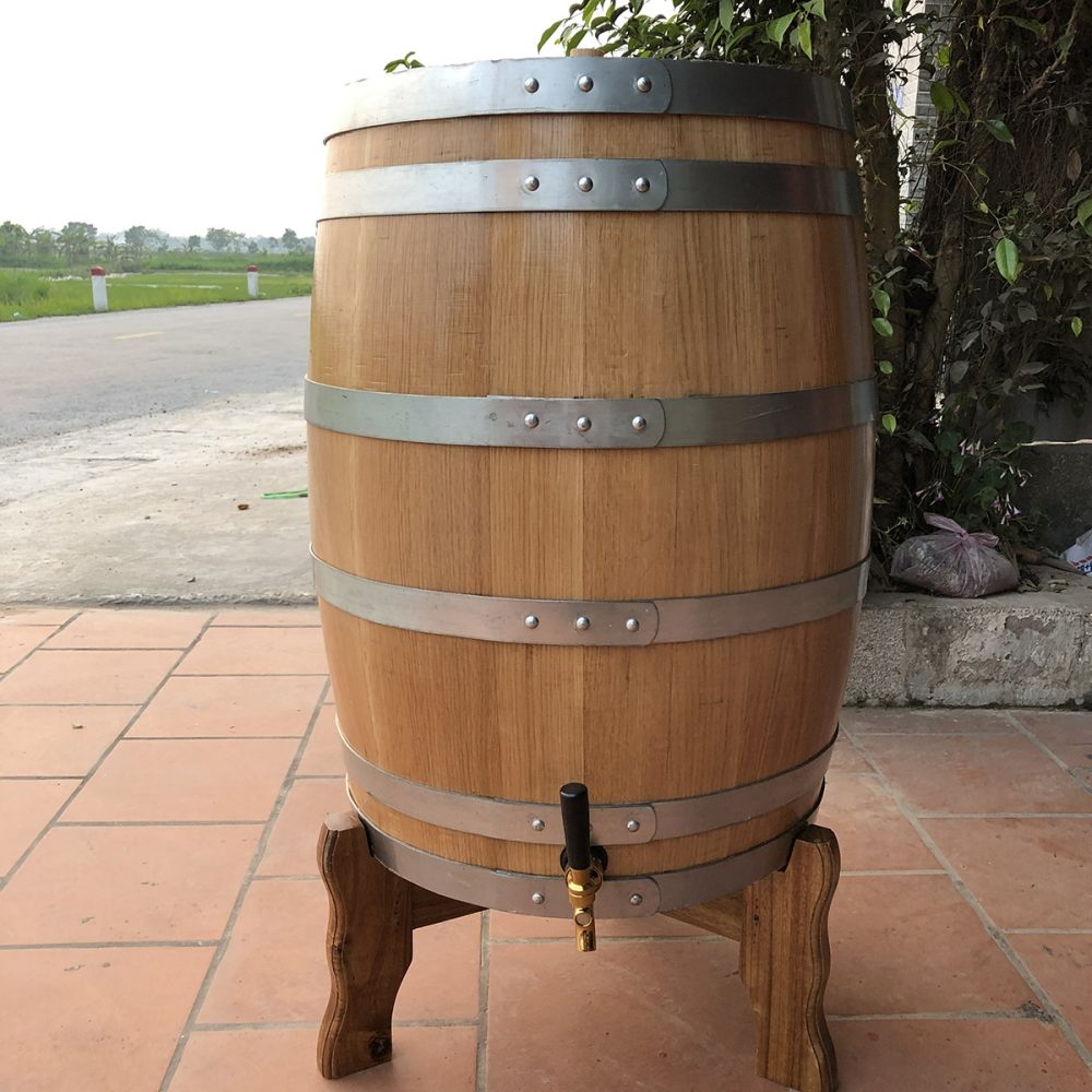 thùng gỗ sồi dáng đứng