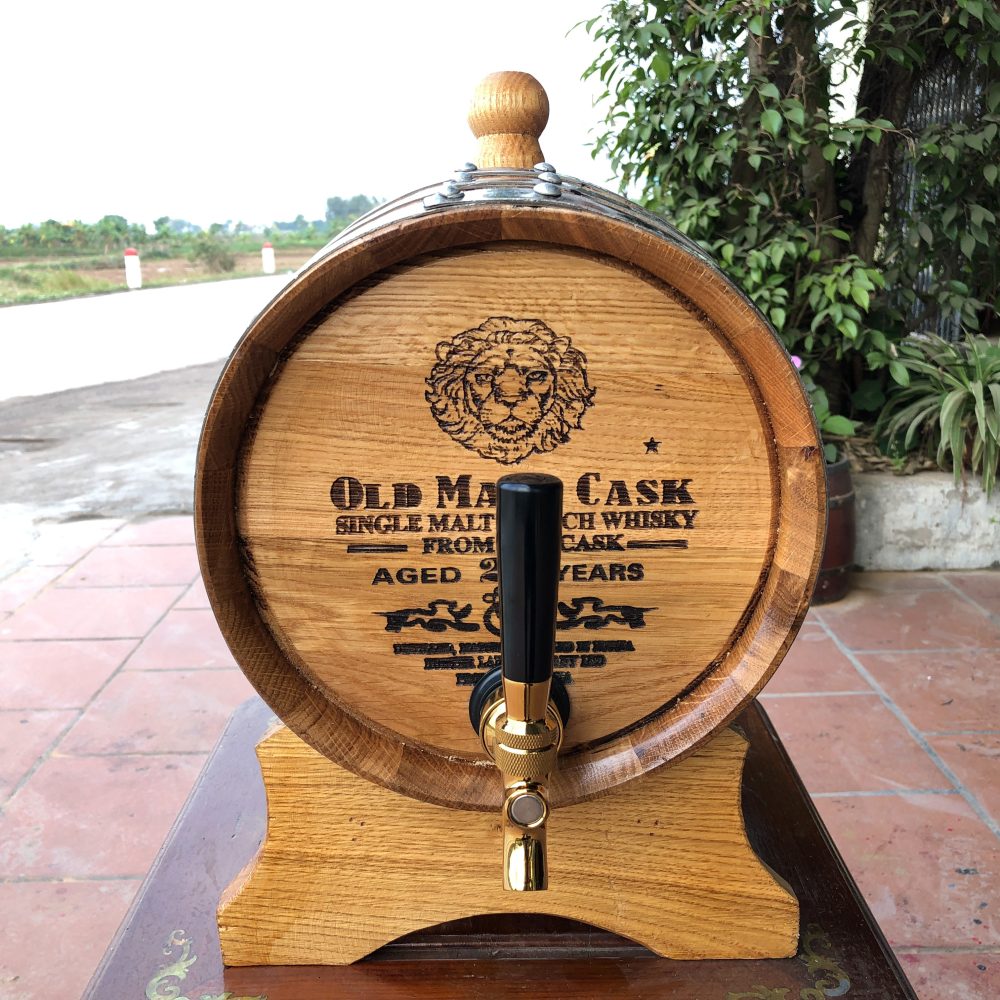 bình gỗ sồi