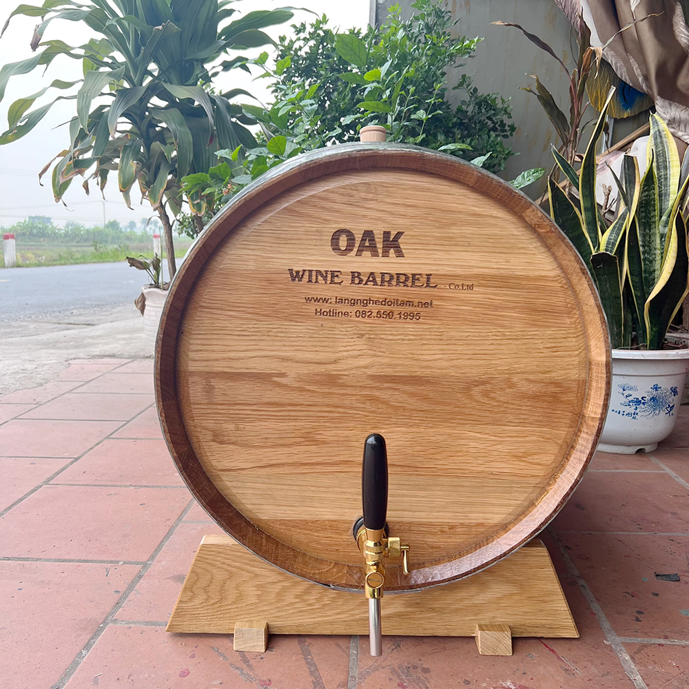 thùng gỗ sồ ngâm rượu 100 lít