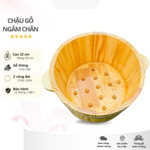 Chậu gỗ ngâm chân spa 3 chau go ngam chan