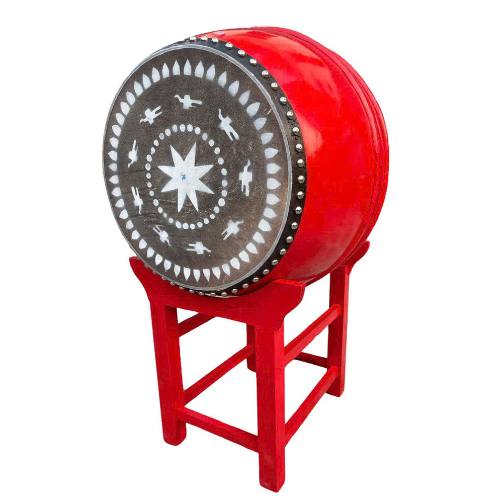 Trống da trâu gỗ mít truyền thống 6 trong truong hoc 9