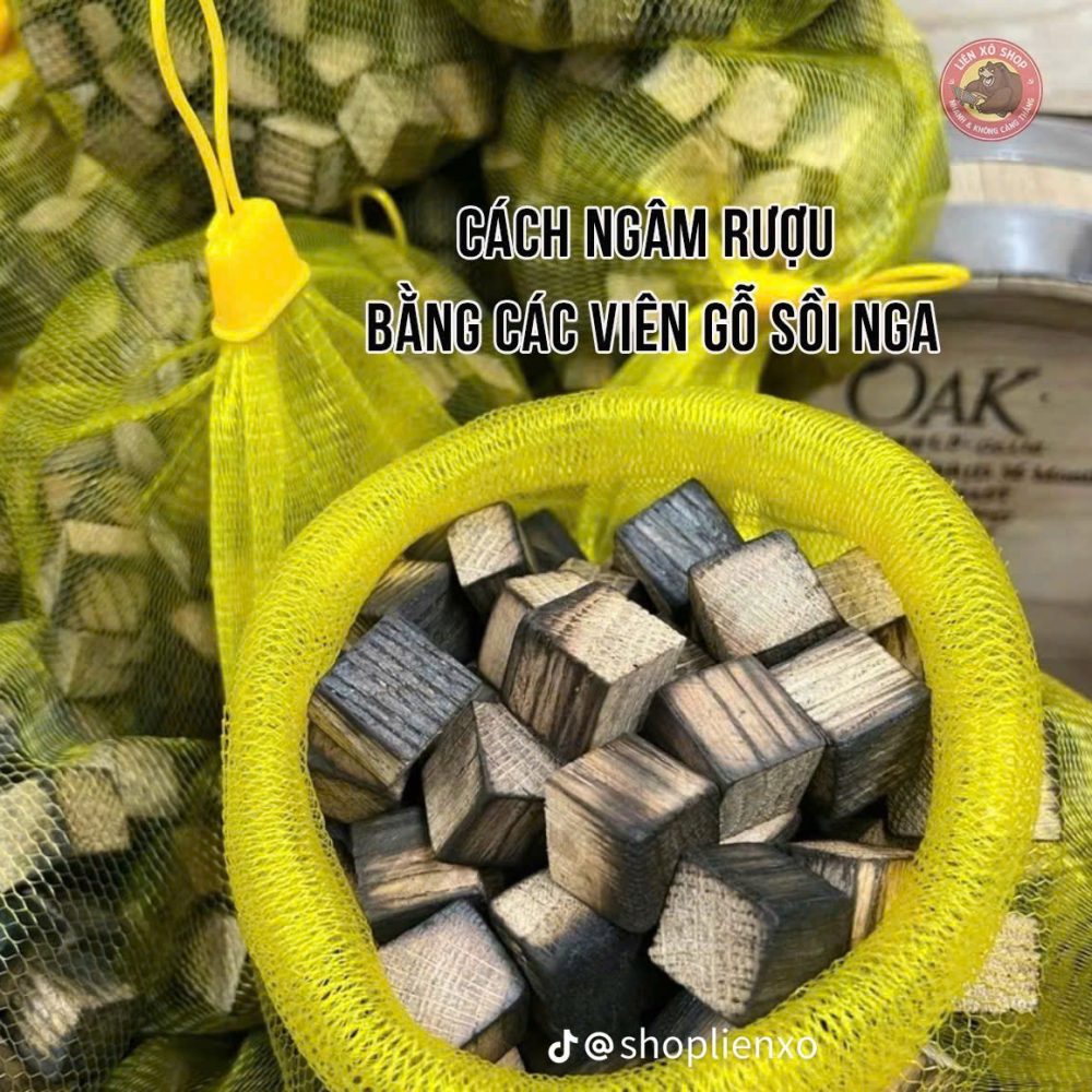 Vụn gỗ sồi ngâm rượu