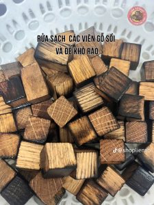Chip gỗ sồi ngâm rượu 1 vun go soi ngam ruou 2